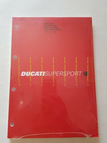 DUCATI SuperSport 1000 aggiornamento 2005 manuale officina FRANCESE TEDESCO