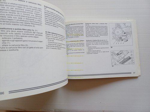 Ducati Supersport 750 1991 manuale uso manutenzione libretto originale