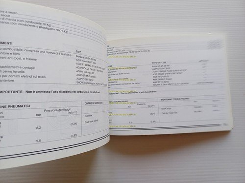 Ducati Supersport 750 1991 manuale uso manutenzione libretto originale