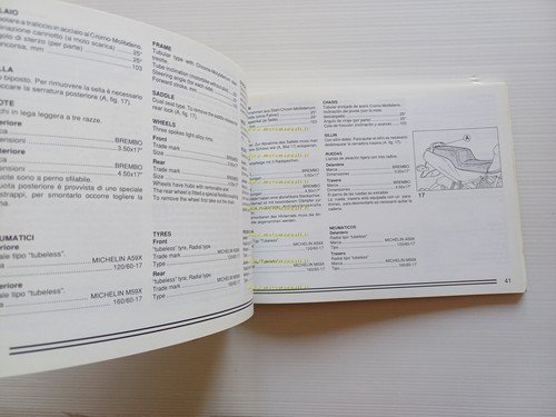 Ducati Supersport 750 1991 manuale uso manutenzione libretto originale