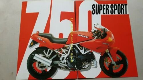 Ducati SuperSport 750 1992 depliant moto originale genuine brochure