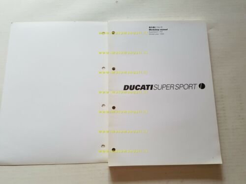 DUCATI Supersport 750 1999 manuale officina JAPANESE ENGLISH WORKSHOP MANUAL