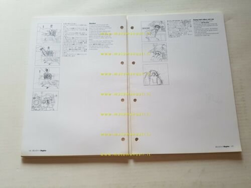DUCATI Supersport 750 1999 manuale officina JAPANESE ENGLISH WORKSHOP MANUAL