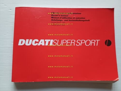 Ducati Supersport 750-900 1998 manuale uso libretto istruzioni originale