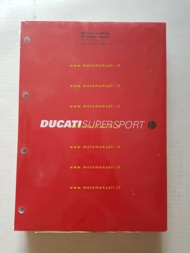 DUCATI SuperSport 800-Sport 800 2003 manuale officina ITALIANO INGLESE ORIGINALE