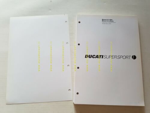 DUCATI Supersport 900- Sport 900 2002 manuale officina SPAGNOLO PORTOGHESE