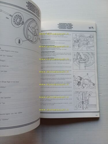 Ducati Supersport 900 1989-90 manuale officina originale workshop manual
