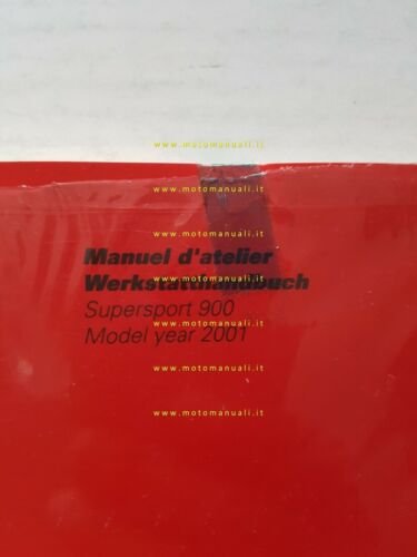 DUCATI SuperSport 900 2001 manuale officina FRANCESE TEDESCO WORKSHOP MANUAL