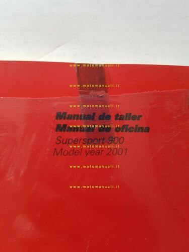 DUCATI SuperSport 900 2001 manuale officina SPAGNOLO PORTOGHESE WORKSHOP MANUAL
