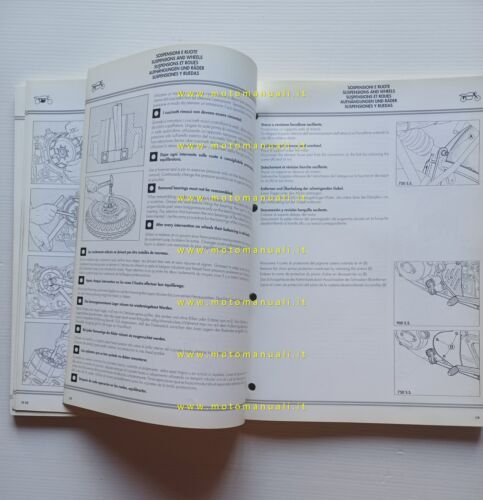 Ducati Supersport 900 750 1991 manuale officina originale workshop manual