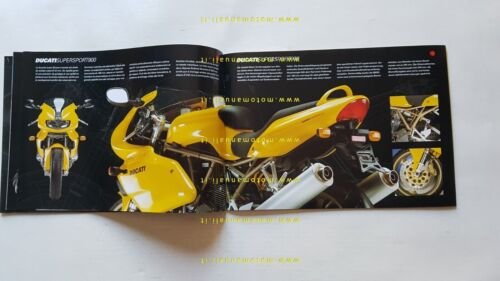 DUCATI SuperSport 900 750 1999 depliant TEDESCO FRANCESE originale