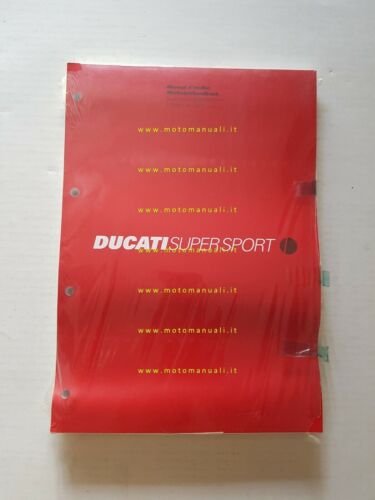 DUCATI SuperSport 900-Sport 900 2002 manuale officina FRANCESE TEDESCO ORIGINALE
