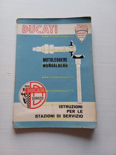DUCATI tutti modelli 100 -125 -175 -200 1960 manuale officina …