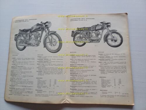 DUCATI tutti modelli 100 -125 -175 -200 1960 manuale officina …