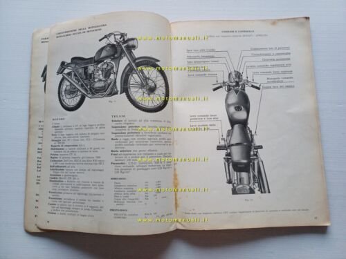 DUCATI tutti modelli 100 -125 -175 -200 1960 manuale officina …
