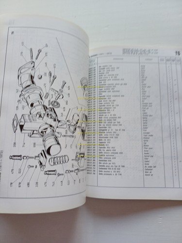 Ducati tutti modelli 250-350-450-Desmo 1968-73 catalogo ricambi Motore COPIA