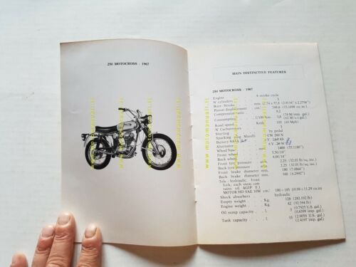 Ducati tutti modelli 250-350 5V 1967 varianti al manuale uso …