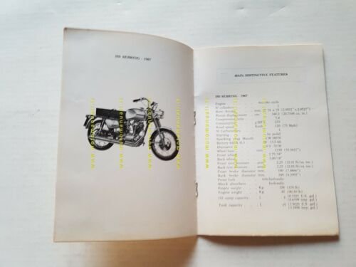 Ducati tutti modelli 250-350 5V 1967 varianti al manuale uso …