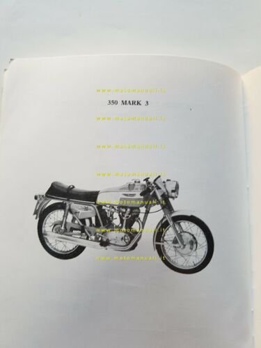 Ducati tutti modelli 250-350 5V 1968 varianti manuale uso Scrambler …