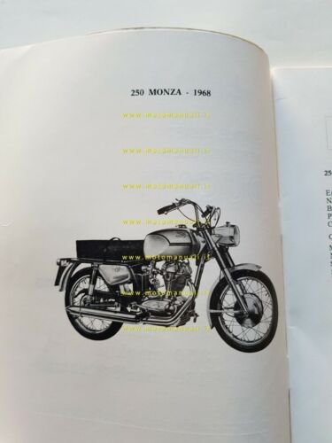 Ducati tutti modelli 250-350 5V 1968 varianti manuale uso Scrambler …