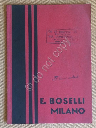 E. Boselli Milano - Catalogo Forniture Industria Orafa e Orefici … | Immagine Gallery 1