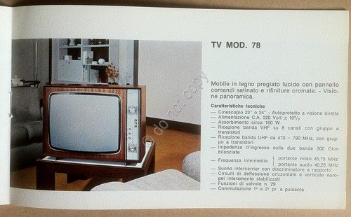 Effe Pi - Libretto - Catalogo Televisori anni '70 - …