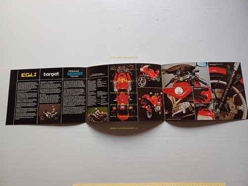 EGLI Target Spaett anni 80 depliant TEDESCO originale