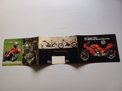 EGLI Target Spaett anni 80 depliant TEDESCO originale