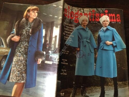 Elegantissima Rivista Magazine Speciale moda Inverno 1976 con cartamodello