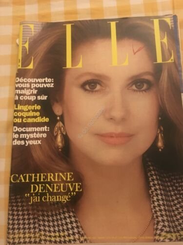 ELLE FRANCE Rivista Magazine 1 Juin 1981 n.1847 Cathrine Deneuve