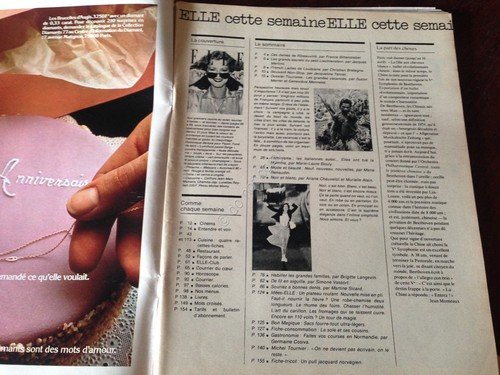 ELLE FRANCE Rivista Magazine 11 Aprile 1977 n.1631 | Immagine Gallery 2