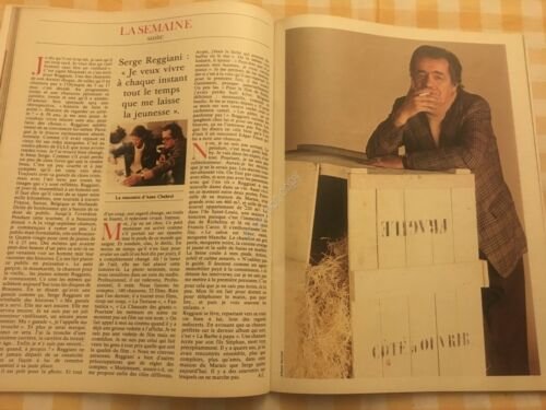 ELLE FRANCE Rivista Magazine 11 Maggio 1981 n.1844 Serge Reggiani