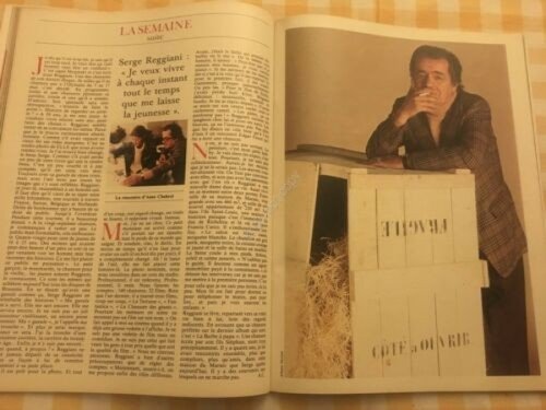 ELLE FRANCE Rivista Magazine 11 Maggio 1981 n.1844 Serge Reggiani