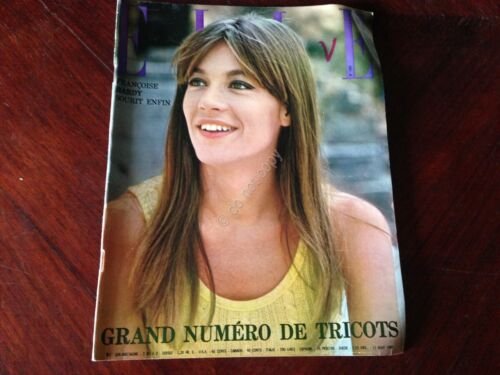 ELLE FRANCE Rivista Magazine 12 Agosto 1965 n.1025 Francoise Hardy …