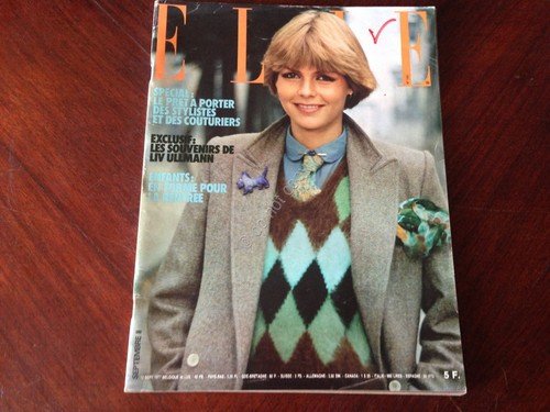 ELLE FRANCE Rivista Magazine 12 Settembre 1977 n.1653 Diane Keaton | Immagine principale