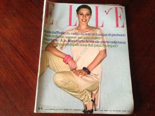 ELLE FRANCE Rivista Magazine 13 Giugno 1977 n.1640 C. Dacremont …