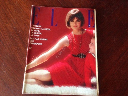 ELLE FRANCE Rivista Magazine 17 Dicembre 1964 n.991 Annie Girardot