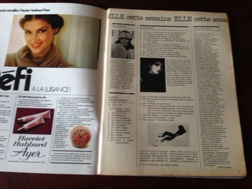 ELLE FRANCE Rivista Magazine 17 Gennaio 1977 n.1619 Boby Lapointe