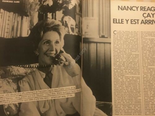 ELLE FRANCE Rivista Magazine 19 Gennaio 1981 n.1828 Nancy Reagan | Immagine Gallery 3
