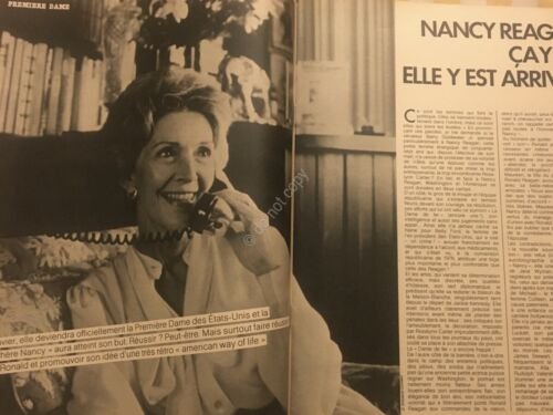 ELLE FRANCE Rivista Magazine 19 Gennaio 1981 n.1828 Nancy Reagan