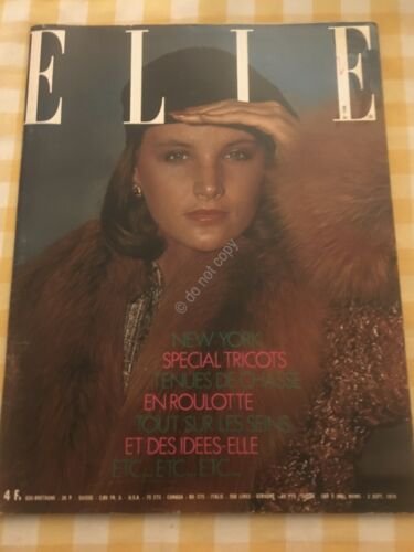 ELLE FRANCE Rivista Magazine 2 Settembre 1974 n.1498