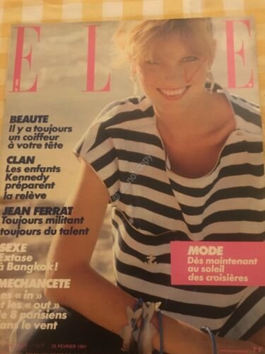 ELLE FRANCE Rivista Magazine 23 Febbraio 1981 n.1833 Vittorio Gassman