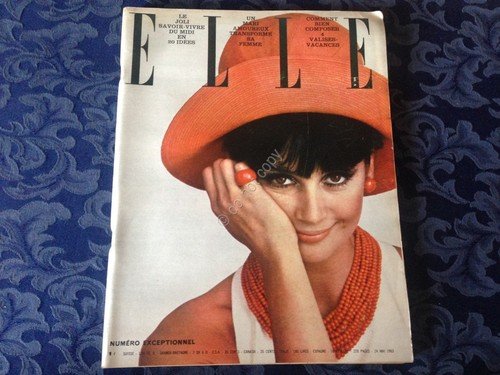 Elle France Rivista Magazine 24 Maggio 1963 n.909 Mylene Demongeot | Immagine principale