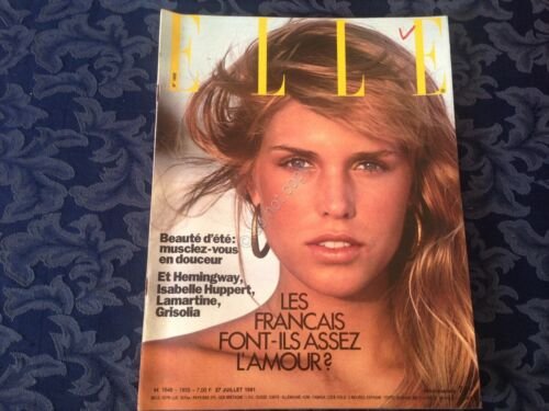 ELLE FRANCE Rivista Magazine 27 Luglio 1981 n.1855 Hernest Hemingway