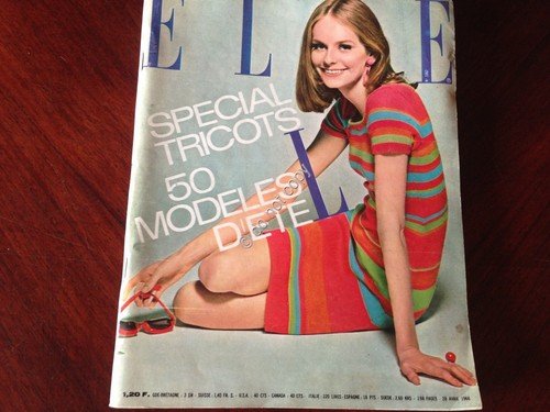 ELLE FRANCE Rivista Magazine 28 Aprile 1966 n.1062 Liz Taylor | Immagine principale