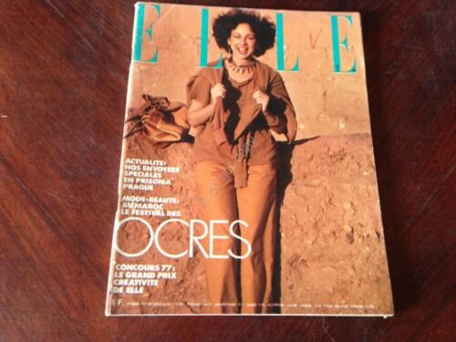 ELLE FRANCE Rivista Magazine 29 Marzo 1977 n.1629 Claude Dauphin