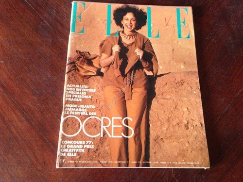 ELLE FRANCE Rivista Magazine 29 Marzo 1977 n.1629 Claude Dauphin | Immagine principale