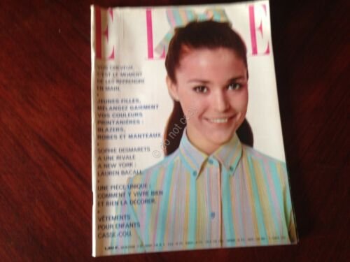 ELLE FRANCE Rivista Magazine 3 Febbraio 1966 n.1050 Lauren Bacall