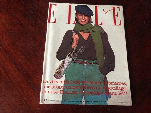 ELLE FRANCE Rivista Magazine 3 Gennaio 1977 n.1617 Comencini Marthe …