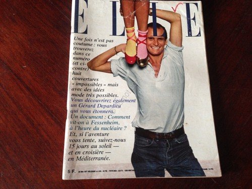 ELLE FRANCE Rivista Magazine 30 Maggio 1977 n.1638 Depardieu